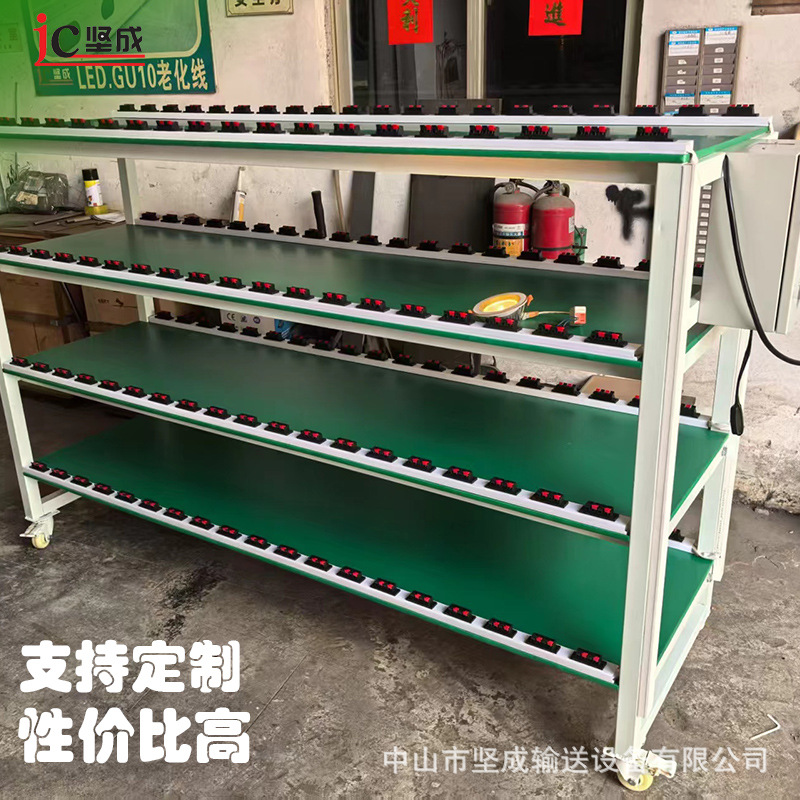 Фабрика с воздействием старения, мобильный четырехъярусный экономичный и доступный тестовый стенд для старения, тележка для старения на колесах