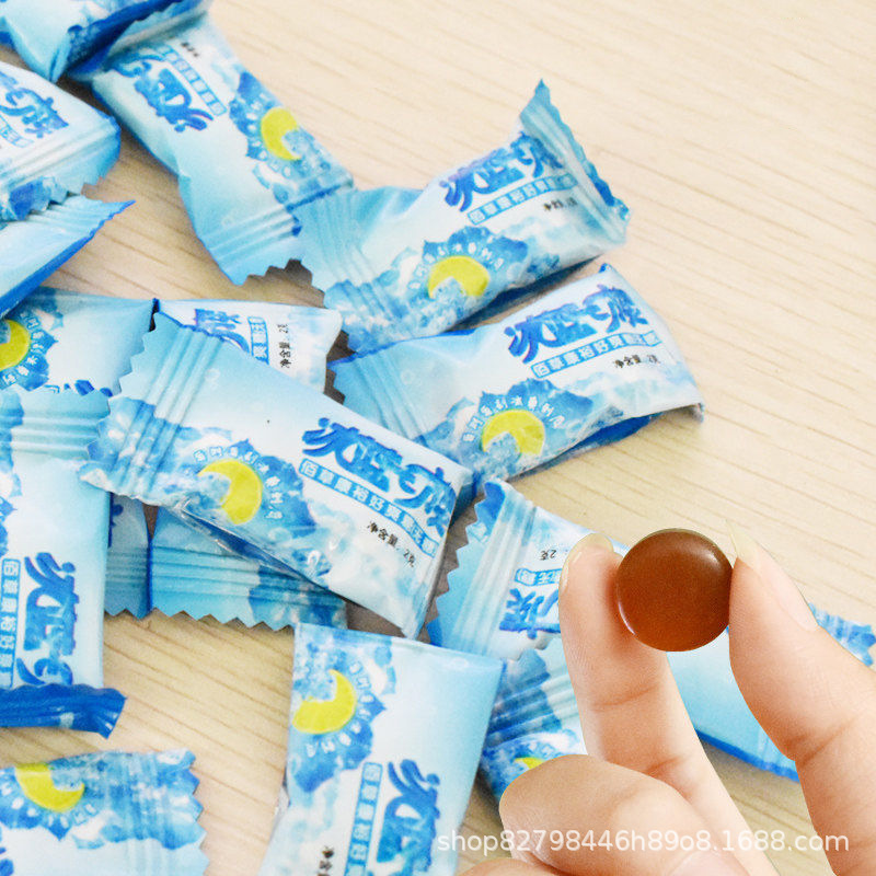 Ice Blue Sugar-Free Mint Lozenges, Super Cool and Powerful Ice Throat Lozenges to Relieve Throat and Cough Lozenges