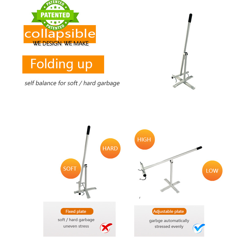 Garbage Compactor Bincompactor Durable Silent Recyclable Outdoor Commercial Portable Outdoor Applicable