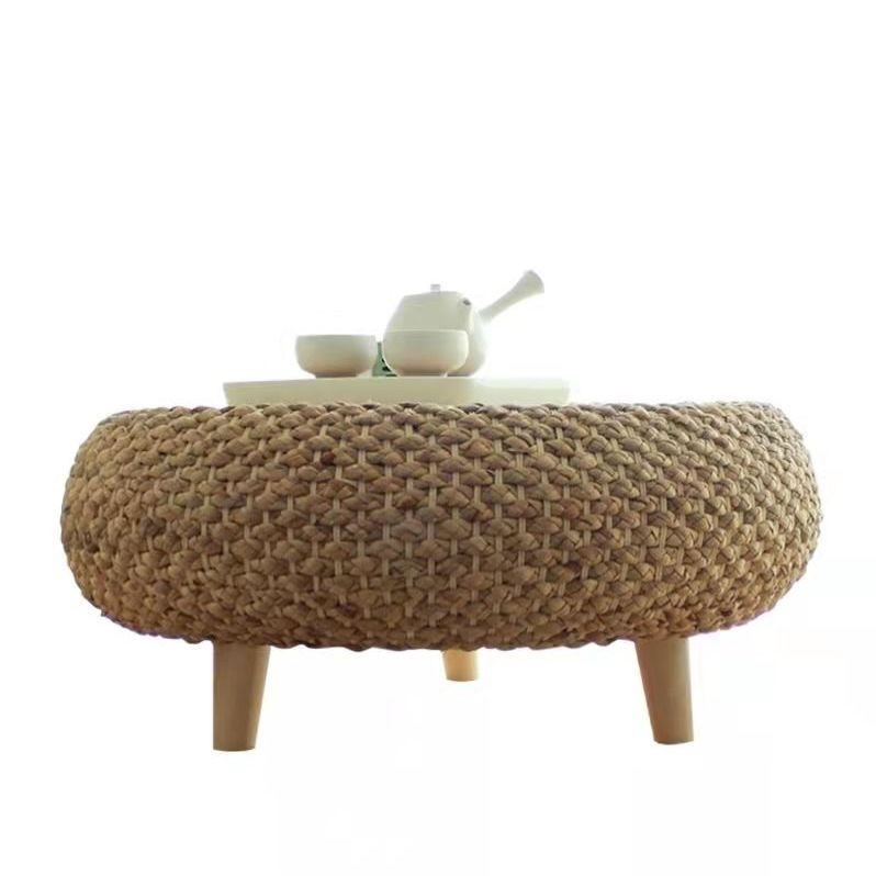 Straw Bay Window Table, Tatami Small Coffee Table, Japanese Simple Kang Table, Floor Table, Low Table, Solid Wood Window Sill Table, Computer Free Shipping