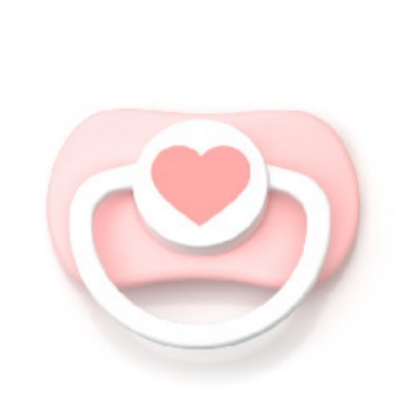 Mini love pacifier DIY puppy twist bar accessories OB11/BJD woven doll cotton doll decoration