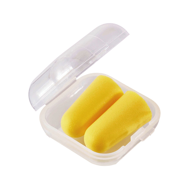 2025 cross-border new product noise reduction earplugs outdoor dormitory sleeping soundproof silent sleep earplugs pu polyurethane earplugs
