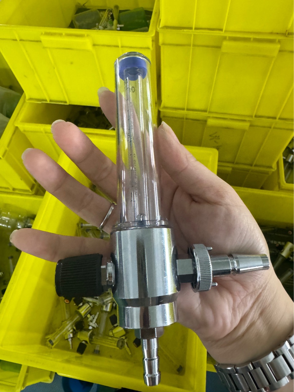 Flowmeter Atomization Flowmeter Oxygen Meter for Wall Oxygen Inhaler Hospital Center Oxygen Supply System for Moon Landing