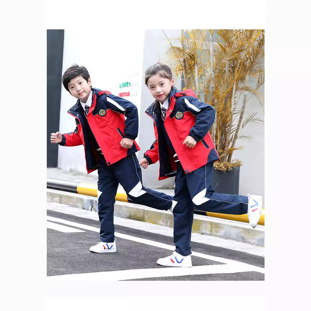 Куртки для учеников начальной школы, школьная форма, весенне-осенние одежды, оптовая форма для детского сада