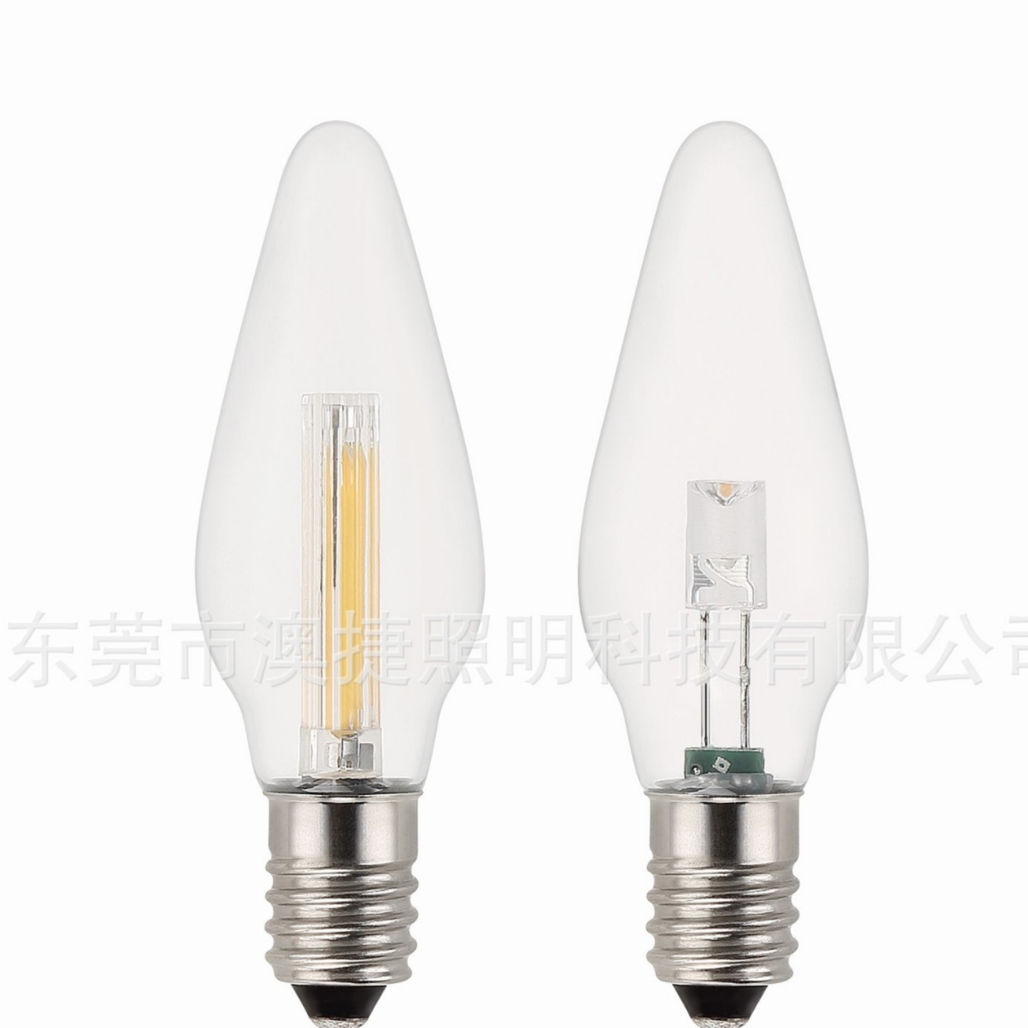 Factory Direct Christmas lamp T10E10/T15E10S/T20E14S plastic sleeve tube candle lamp