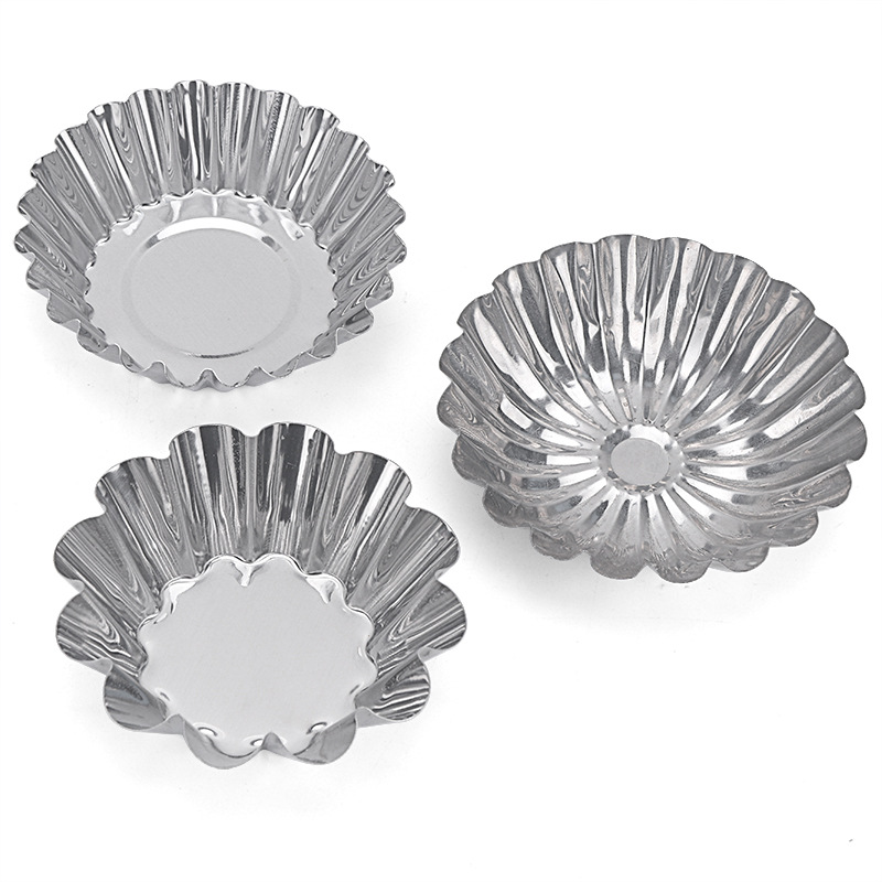 Форма для яичных тартов из нержавеющей стали 430, антипригарная форма для тартов