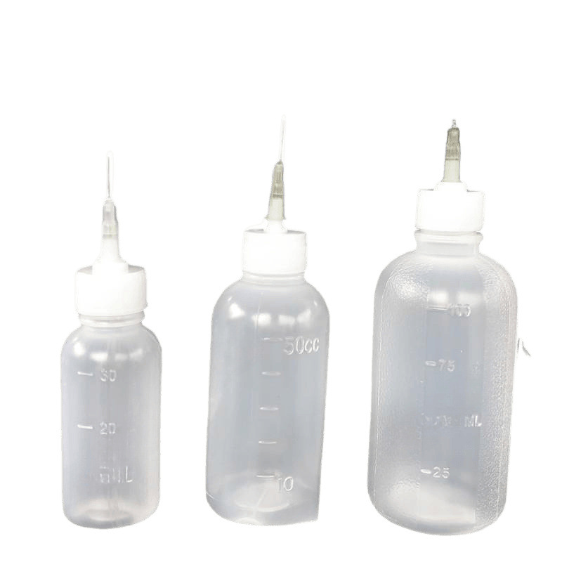 Industrial Dispensing Bottle 30ml 50Cc 100ml with Needle Tip Rosin Bottle Alcohol Bottle Needle Mouth Bottle Glue Bottle Thickeneded