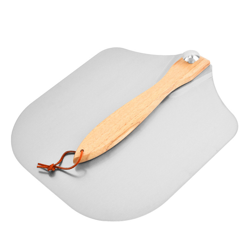 pizza Shovel Rotating Folding Aluminum Shovel pizza peel Pan Baking Food Transfer Shovel Removable Shovel Cake Tray