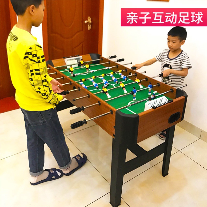 Table football billiard table standard football table children adult 8-bar desktop football table game desktop football machine