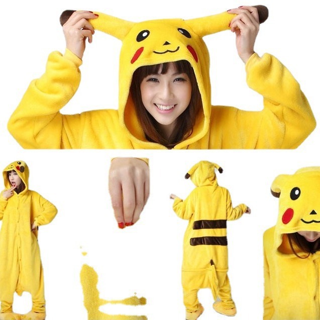 Purple Dragon Flannel Panda Cartoon One-Piece Pajamas for Couples, Animal Stitch Homewear, Thickened and Warm