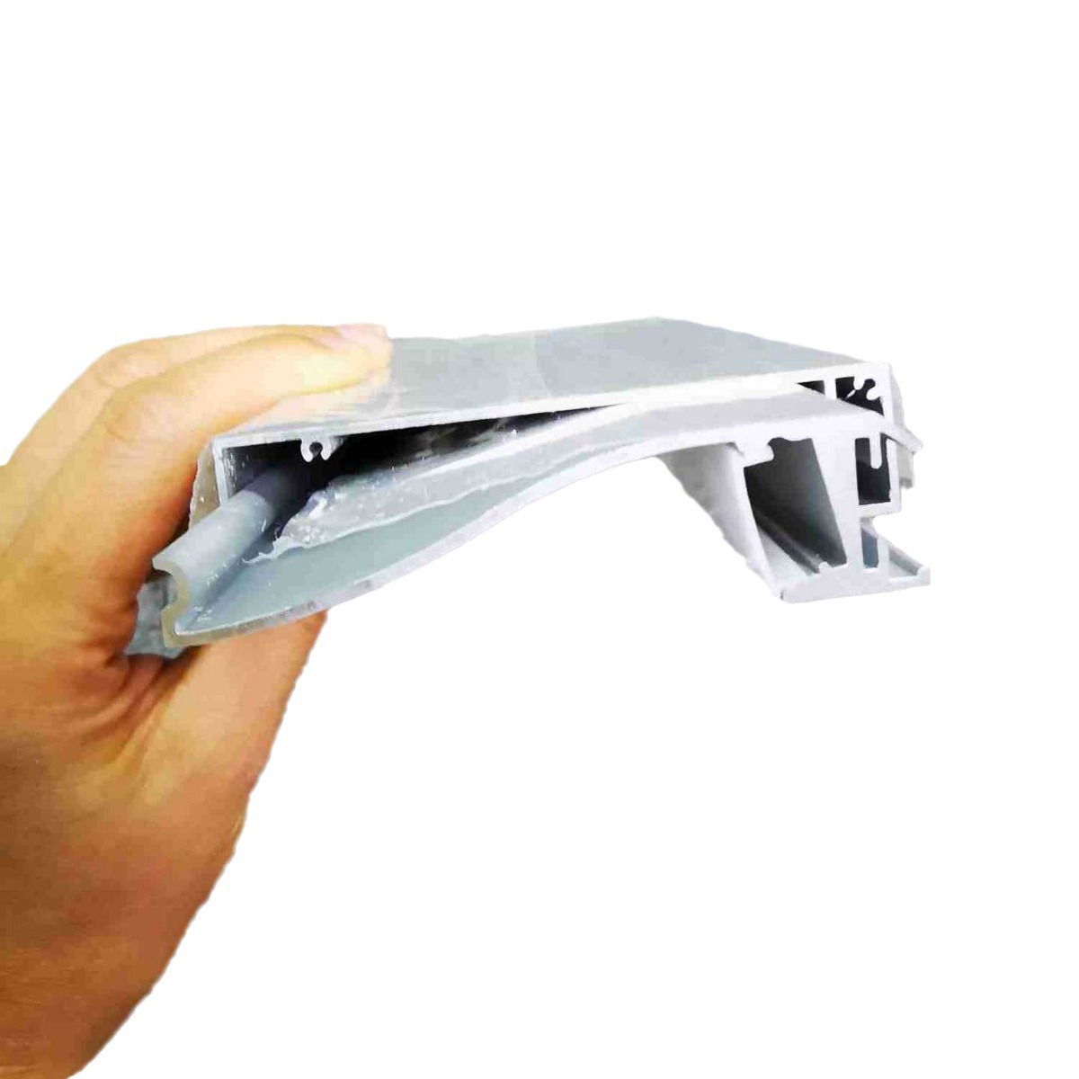 Factory Direct supply Villa club floor lamp LED skirting line concealed light-emitting skirting line can be cut angle