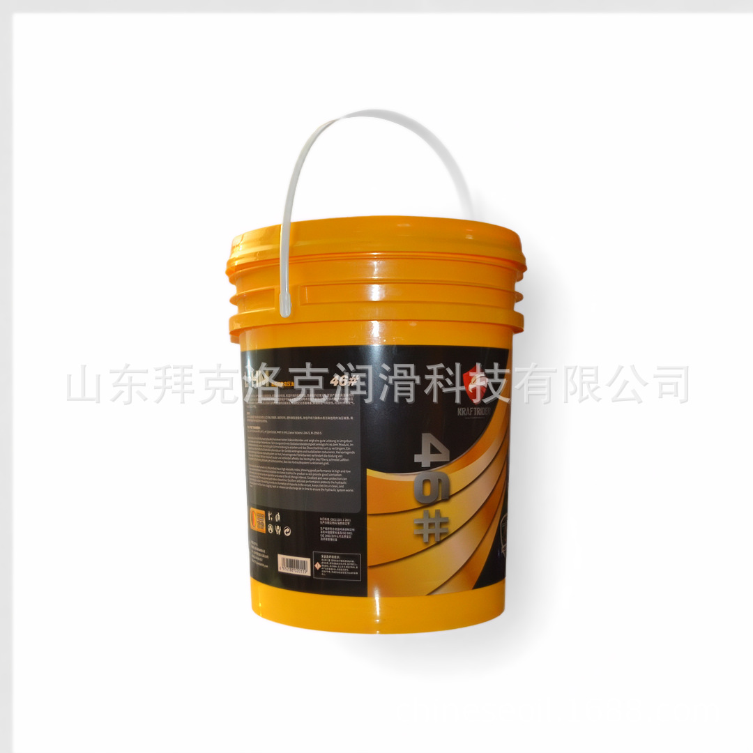 National Standard No. 46 Anti-Wear Hydraulic Oil No. 32 No. 68 0kg Excavator Forklift Injection Molding Machine 200L Engineering Machinery
