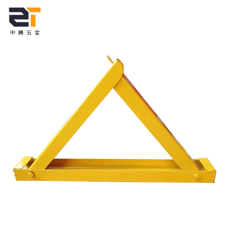 Треугольный парковочный замок антиколлизийный A-образный блокировщик пространства отражающий замок парковочного места фиксированный стальной канал оптовая цена для автомобилей