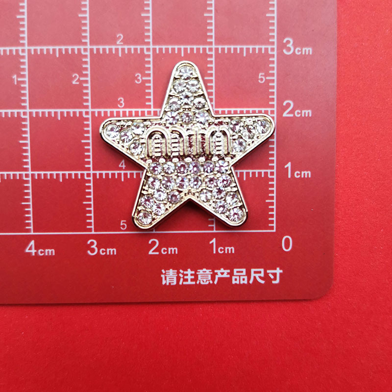 Colorful Drop Oil Star Peach Heart Letter Brand Chanel Style Resin Accessories diy Headwear Hairpin Mobile Phone Case Nail Stickers