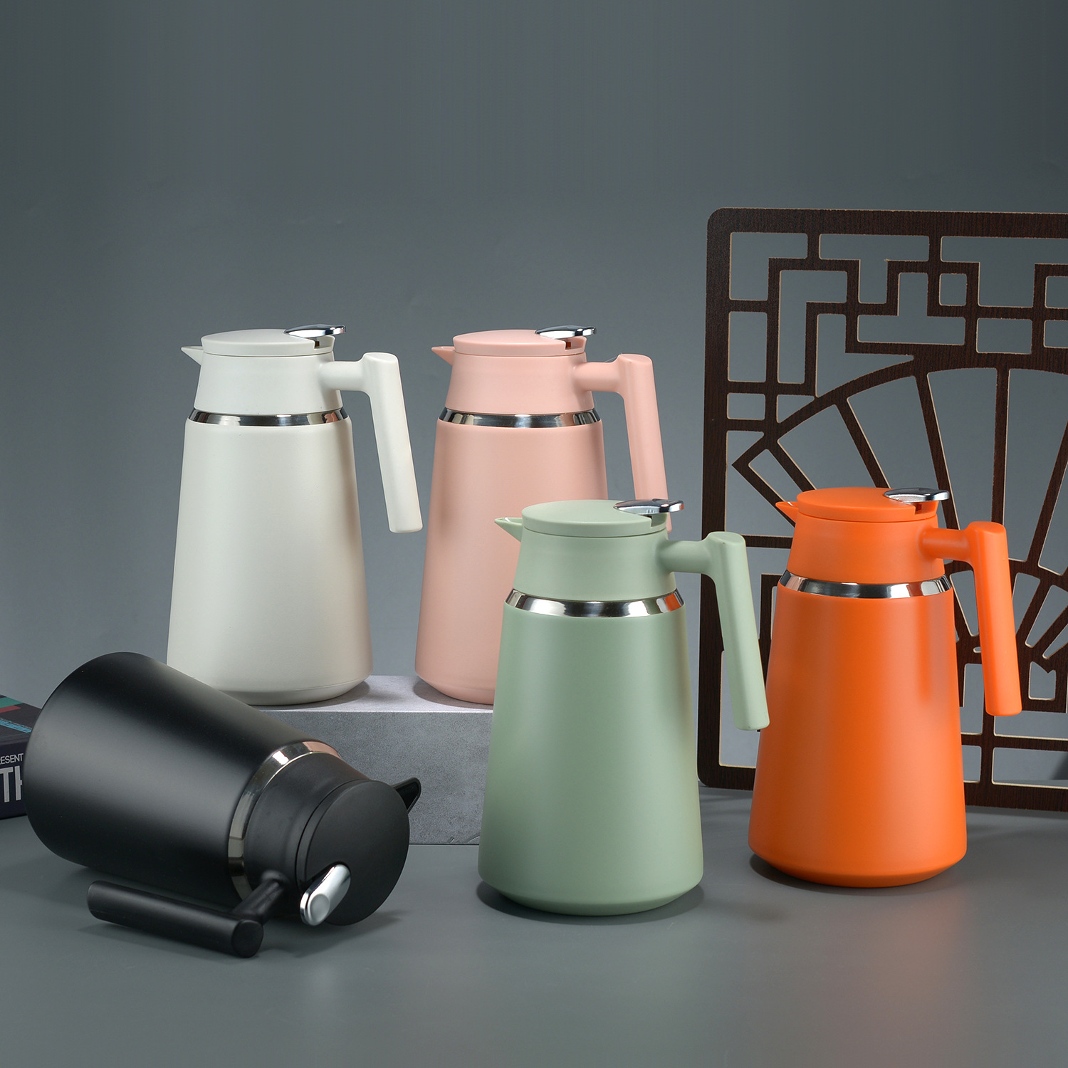 New Stew Teapot 316 Stainless Steel Large Capacity Teapot Office Thermal Pot Household Tea Water Separation Coffee Pot