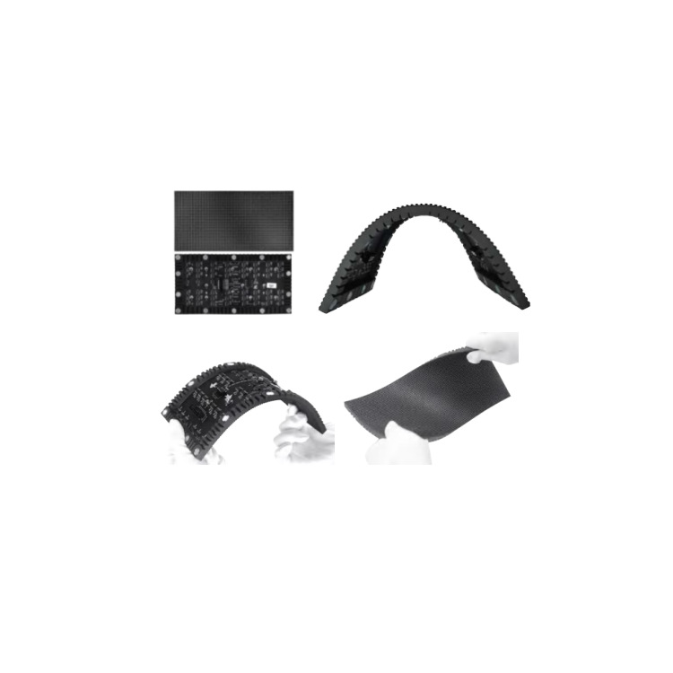 Flexible LED display soft module Hotel Mall LED arc screen LED creative cylindrical exhibition hall screen P5 New