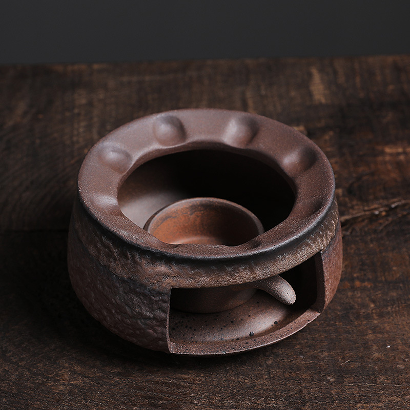 Heat Preservation Tea Stove Candle Base Ceramics Japanese-style Stoneware Teapot Tea Warming Ware Vintage Household Teapot Tea Stove Tea Set