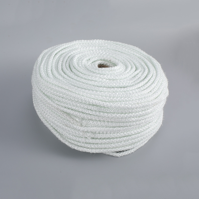 Spot Wholesale Fiberglass Wick Rope, High Temperature Resistant Fireplace Sealing Rope, Homemade Butter Fiberglass Wick Rope