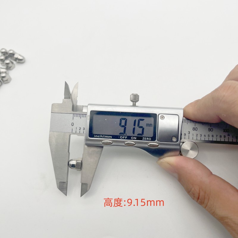 GOPRO sports camera accessories stainless steel cap hex nut dustproof screw cap DIN1587 standard parts