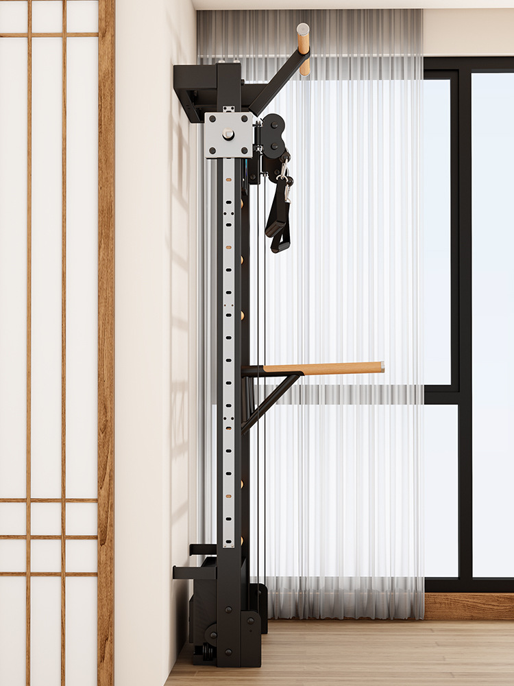 Wooden Frame Multifunctional Indoor Home Fitness Equipment Pull-up Leg Press Stretching Intelligent Arm Machine Little Bird