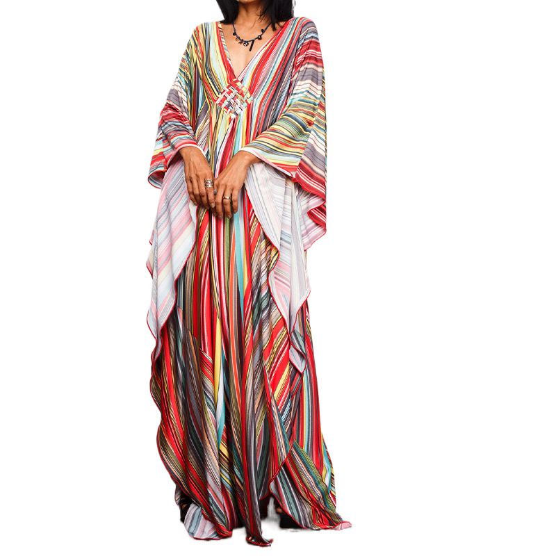 Europe and the United States cross-border foreign trade Amazon new beach blouse holiday leisure loose sun protection bikini robe