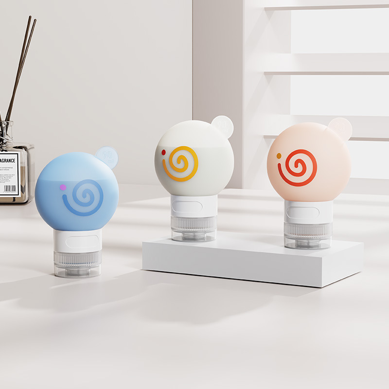 Donuts Travel Bottling suit Push-to-Pack Bag Travel Portable Cosmetic Lotion Storage Bag