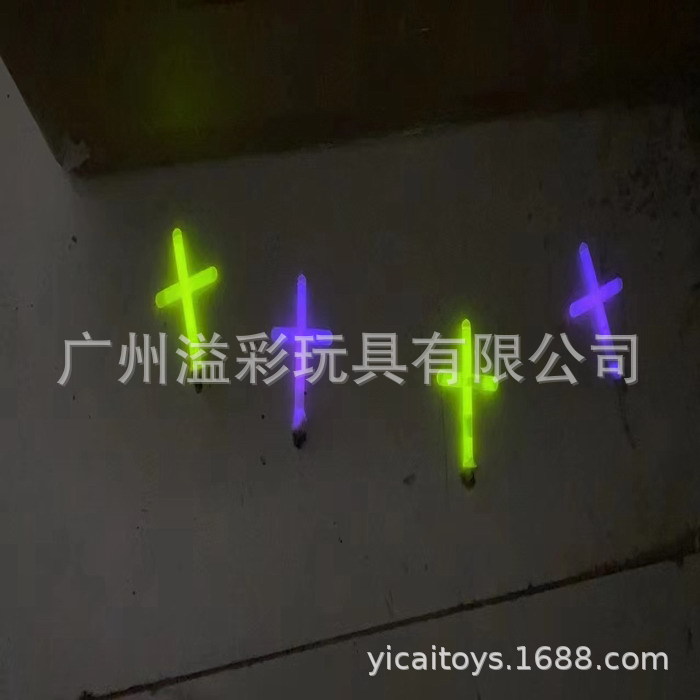 Glow Stick Cross Glow Stick Cross Glowing Cross Necklace