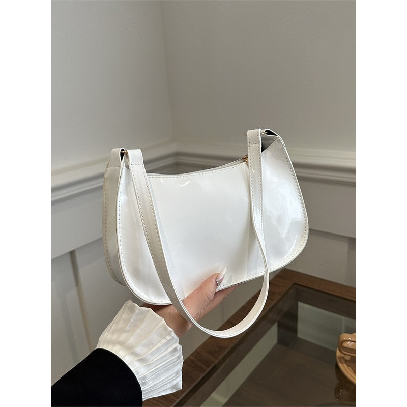 Cross-Border Exclusive Label Underarm Bag 2025 New Korean Style High-End Commuter Simple Shoulder Bag for Women Versatile Waterproof