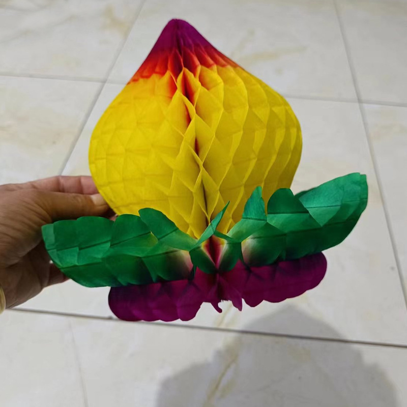 Похоронные принадлежности Синпэн персик гранат в копировальной бумаге различные бумажные изделия бумага для складывания на праздник середины осени