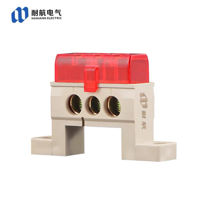 Новый терминальный блок типа Синьцзян с защелкивающимся типом NHA-10, 3 отверстия, 7*11, медная полоса, распределительный шкаф