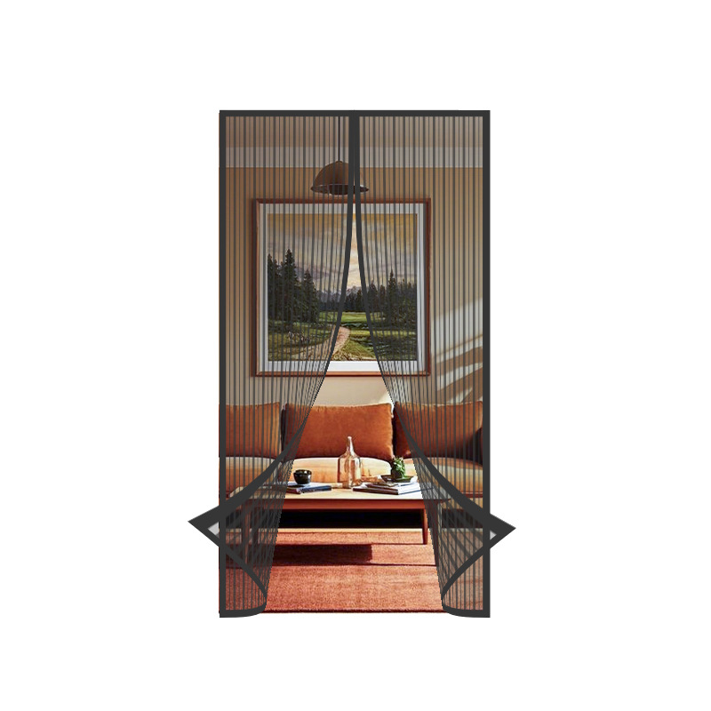 Magic Mesh Magnetic Anti-Mosquito Door Curtain Cross-Border Export Magnetic Summer Anti-Mosquito Screen Window Screen Door Curtain Summer