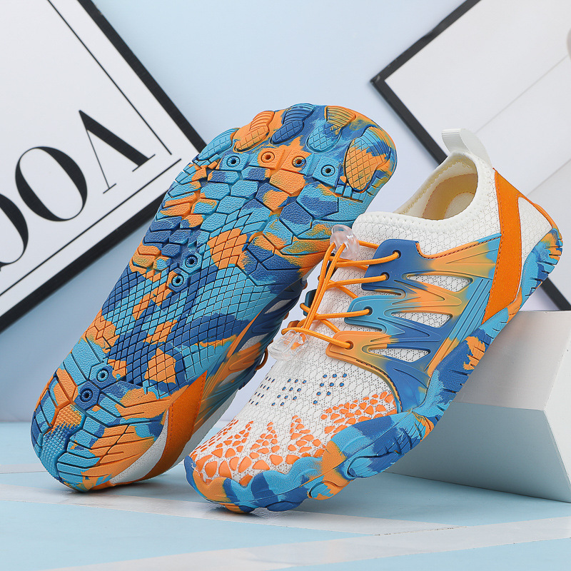 Cross-Border Outdoor New Hiking and Mountaineering Non-Slip Sports Shoes for Men, Beach Quick-Drying Water Shoes for Women, Couple's River Tracing Shoes