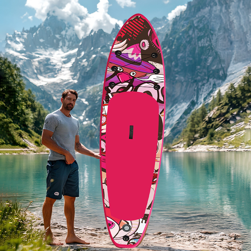 Cross-Border Professional Inflatable Paddle Board, Paddle Board, Family Leisure Outdoor Stand-Up Water Skiing, Adult Paddle Board, Beginner Surfboard