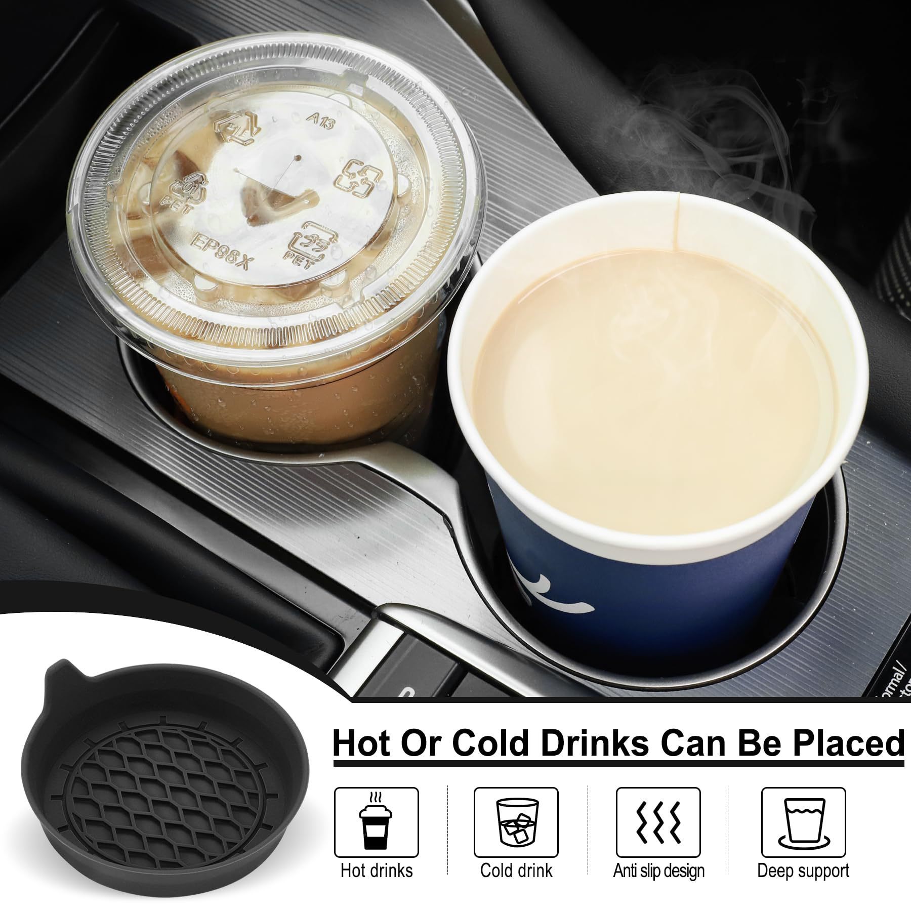 Amazon Car Water Coaster Anti-slip Mat Car Anti-sound Water Coaster Plus Edge Can Be Satchel Water Coaster