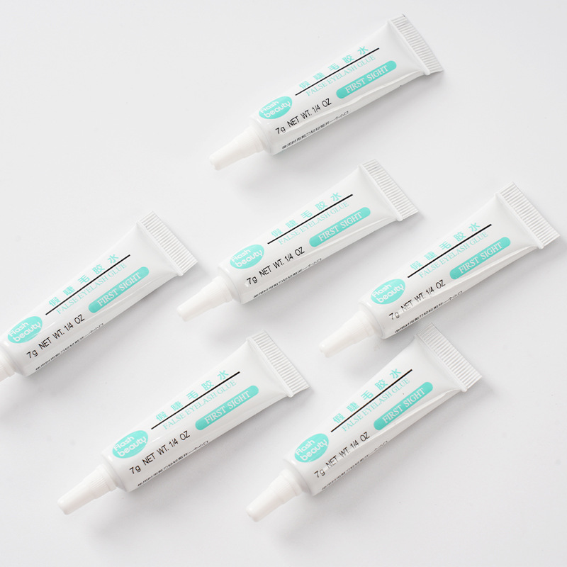 Factory spot 7g false eyelash glue transparent seamless double eyelid glue lasting firm low stimulation eyelash glue