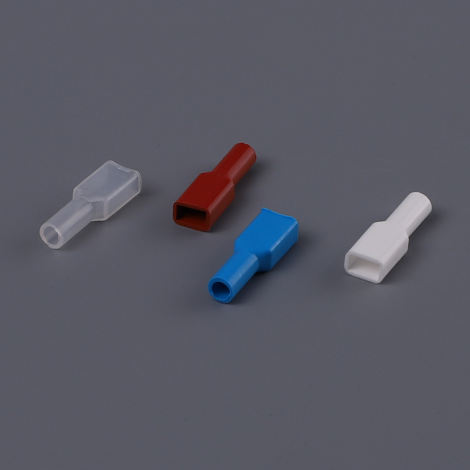 6.3 Straight Silicone Rubber Sheath Terminal Sheath 250 High Temperature Resistant Sheath 4.8 Single Wire Sheath Factory Direct Sale