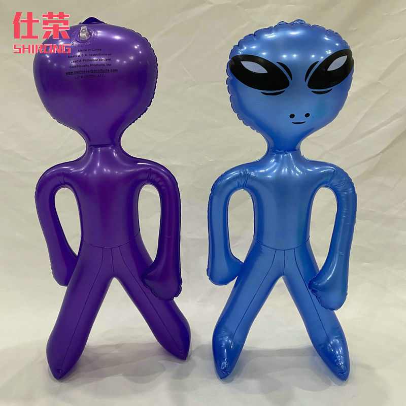 Inflatable Alien PVC Cartoon Doll Toy Children's Doll Inflatable Toy Pneumatic Model Printable LOGO