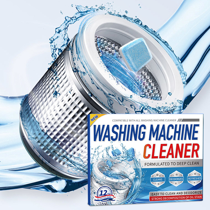 Cross-border washing machine tank cleaning agent dishwasher effervescent tablets automatic disinfection effervescent cleaner stain removal artifact