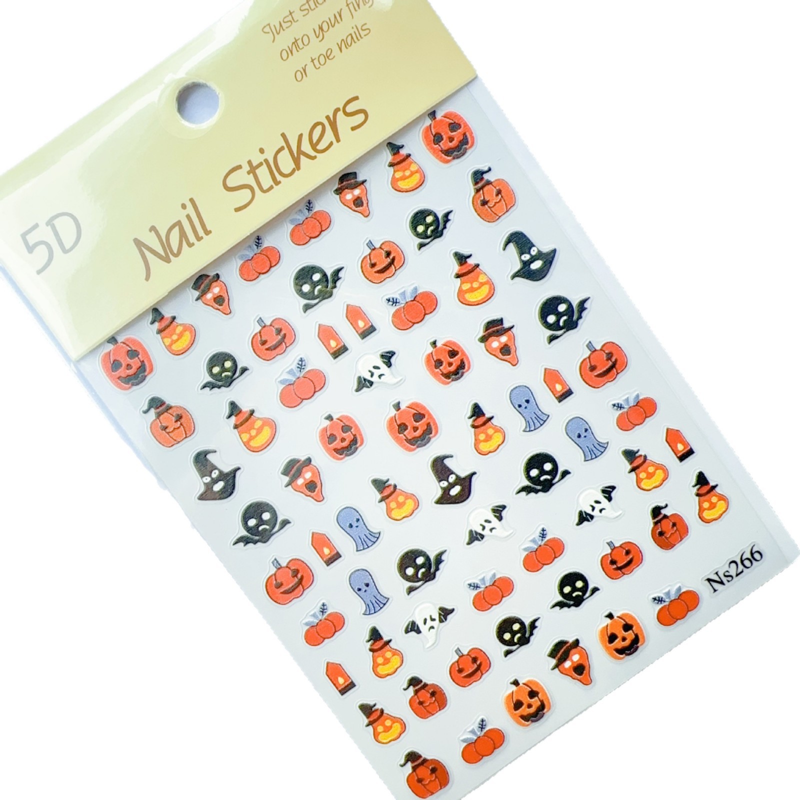2025 Halloween Carnival Nail Art Stickers Pumpkin Lantern Ghost Skeleton Adhesive Nail Decals