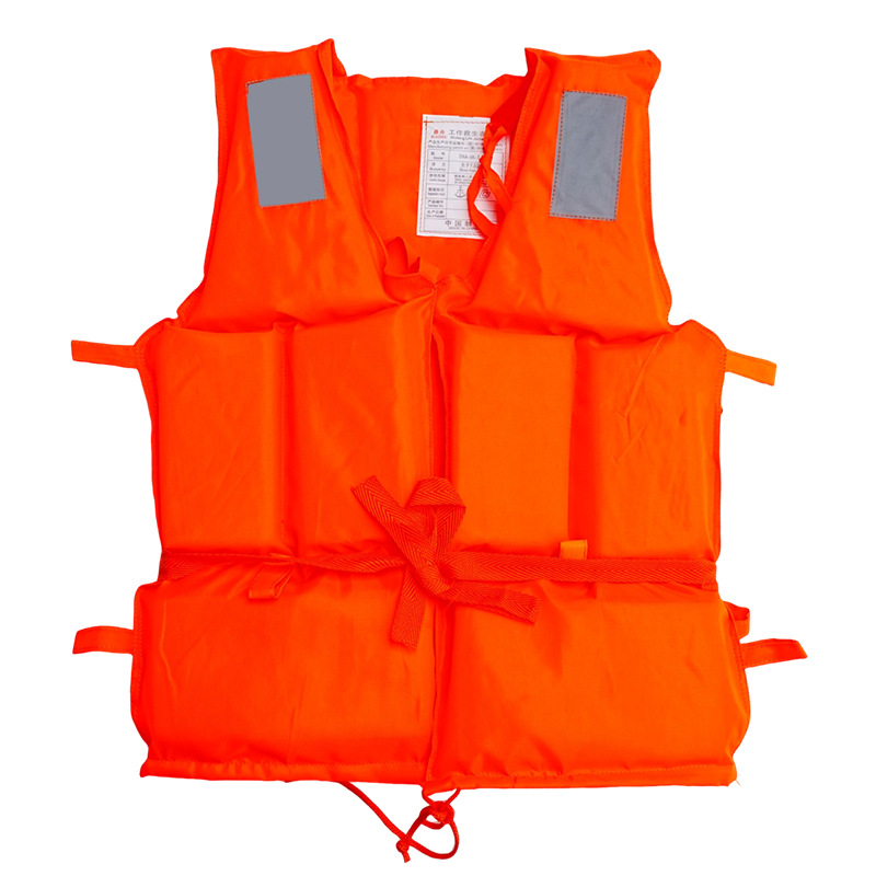 Manufacturer Supplies Marine-Grade Adult-Sized National Standard Life Jackets with High Buoyancy for Rafting, Flood Prevention, Rescue, Wholesale Safety Protection