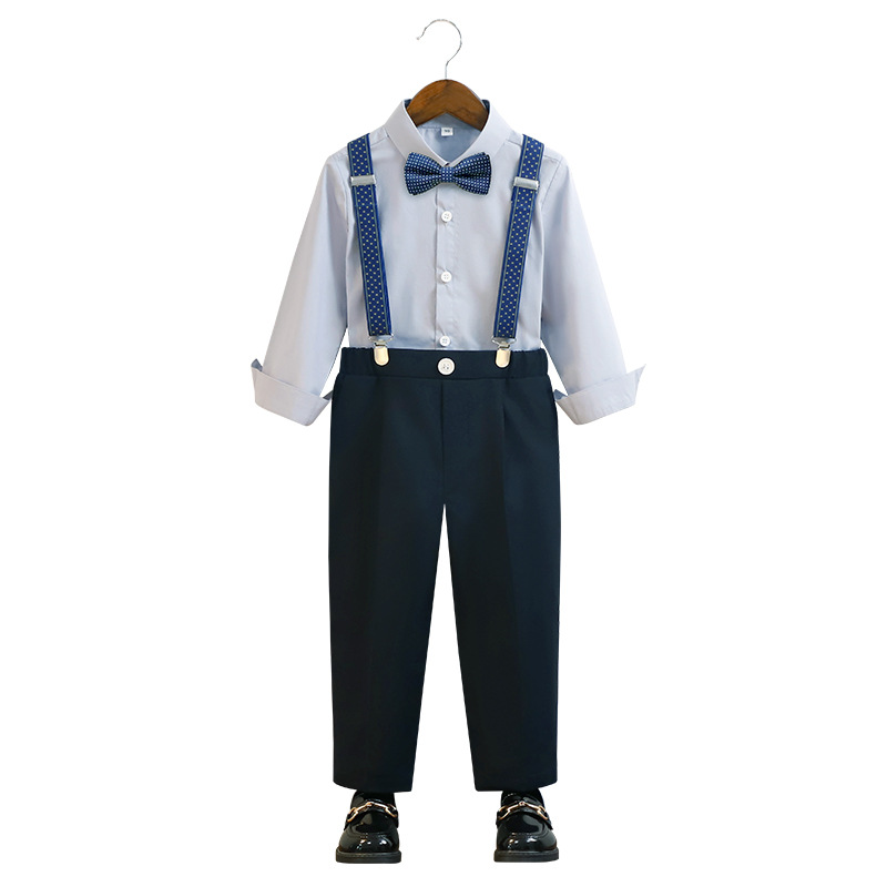 Children's suit suit spring and summer new baby birthday flower children's dress boy host chorus costume