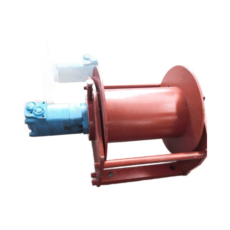 Small volume large pulling force hydraulic hoist dredging marine traction towing crane marine supply sufficient new products