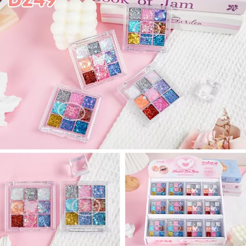 Гель для теней с блестками Baiji yibaiji, мечта бабочки, высокий стиль, креативный новый макияж