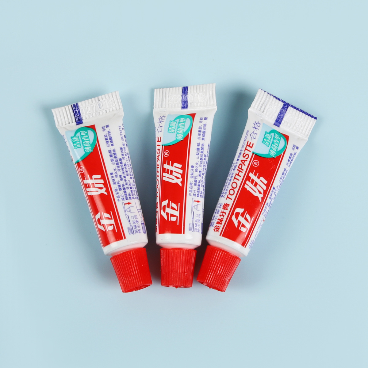 Disposable Toothpaste Hotel Men's and Women's Guest Room Toiletries Hospitality Travel Gum Protection Portable Small Toothpaste