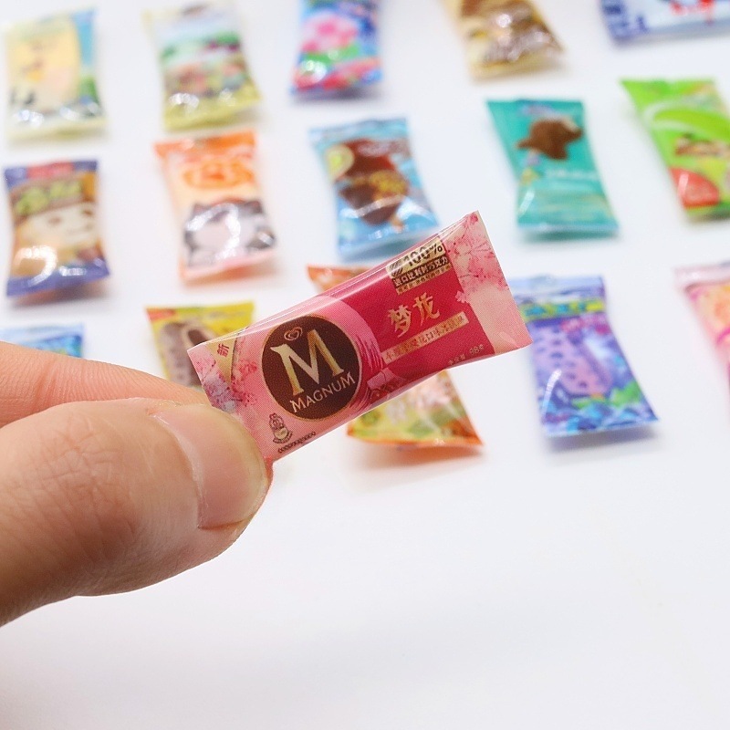 12 points miniature food play simulation mini toy doll house ice cream ice cream supermarket convenience store play house model