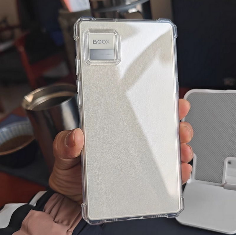 For Boox arable stone P6 small white horse protective case reader protective case all-inclusive transparent airbag anti-scratch soft case