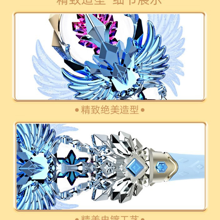 Girls Magic Wand Light Music Electric Rotating Magic Wand Sound and Light Fairy Wand Princess Little Magic Fairy Children's Toys