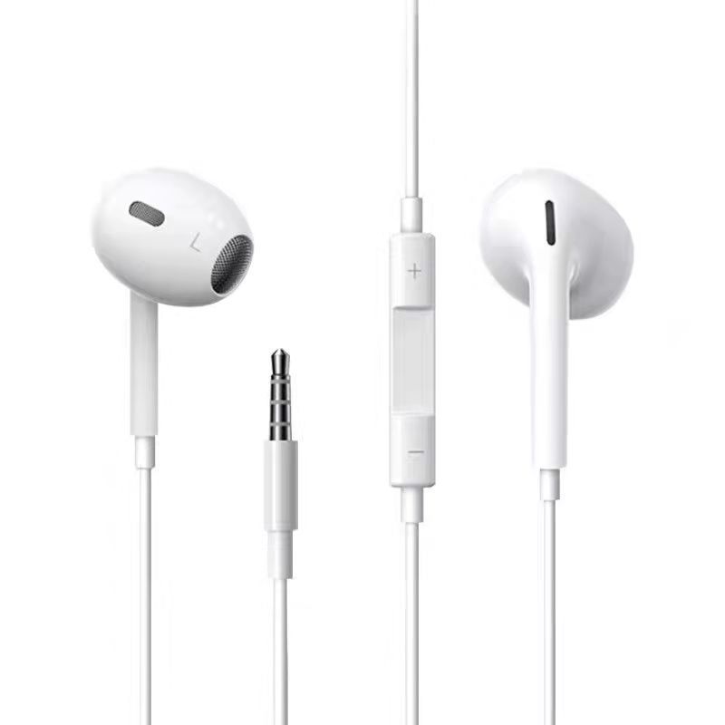 The Fourth Generation Wired Headphones Are Suitable for Apple Headphones Huawei Flat Head Typec Digital In-Ear Wired Headphones