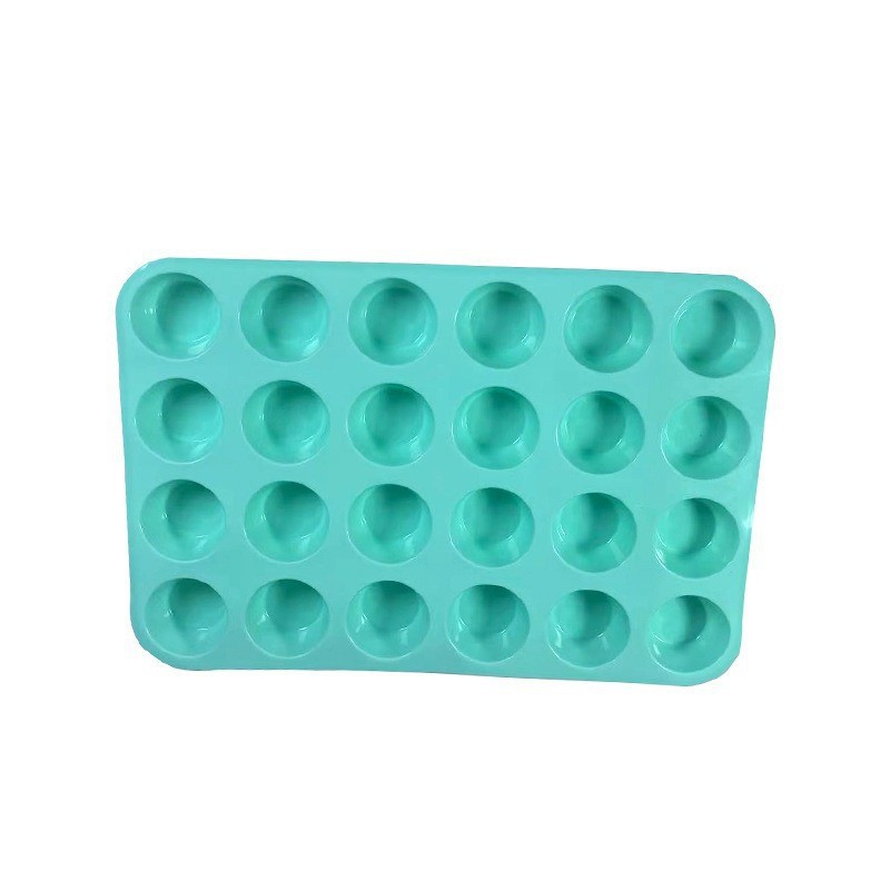 24 hole silicone baking mold, ice making silicone mold, baking small cake making afternoon tea, high quality