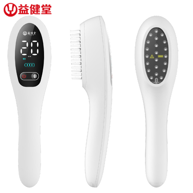 Yijiantang Laser Energy Comb Red and Blue Energy Comb Hair Care Hair Care Brain Scalp Massager Source Factory